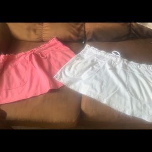2 cotton blend skirts